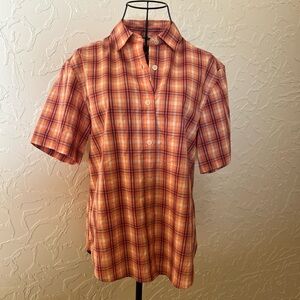 Uniqlo Cotton Plaid Button Down
